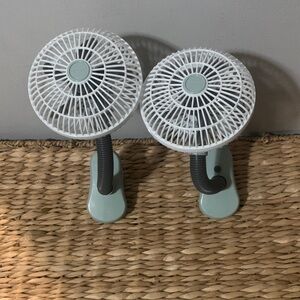(2) Clip-On Fans